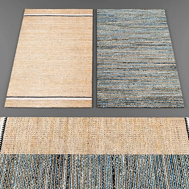 Luxury Froy Rugs: Dazzling Collection 3D model image 1 