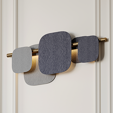 Elegant Huilu Wall Sconce 3D model image 1 