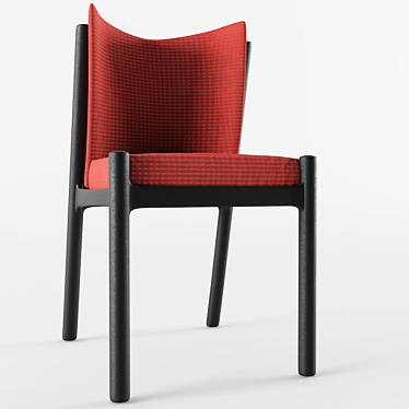 Elegant 2p Chair 3D model image 1 