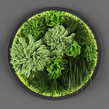 Polys & Verts Vertical Garden 3D model image 1 