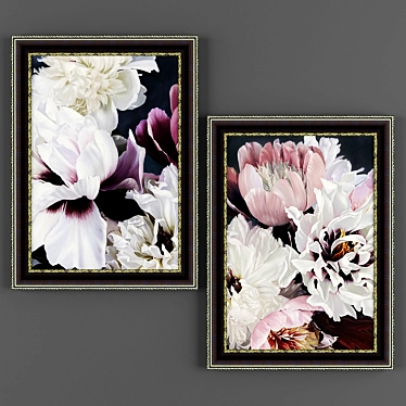 Floral Picture Collection 3D model image 1 