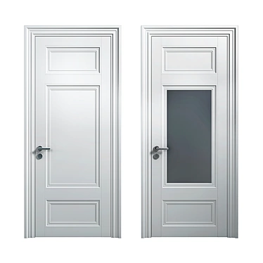 Modern Volhovec CENTRO Doors 3D model image 1 