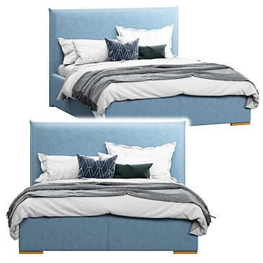 Sherst Heave King Size Bed 3D model image 1 