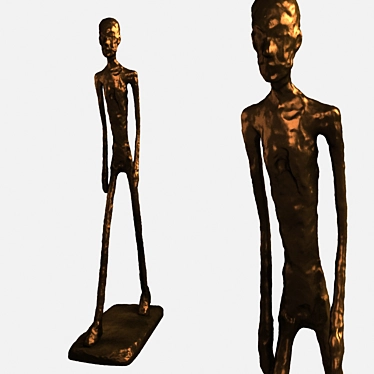 Record-breaking Walking Man Sculpture 3D model image 1 