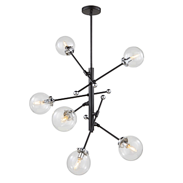 Elegant Modo Pendant Lighting 3D model image 1 