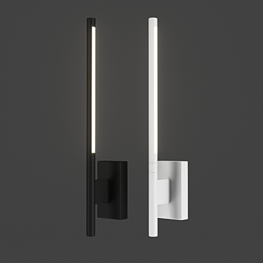 TORCH Wall Lamp: Stylish, Compact & Efficient 3D model image 1 