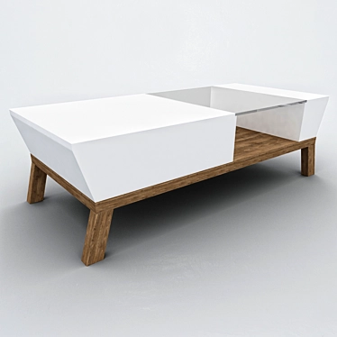 Sleek and Chic Coffee Table 3D model image 1 