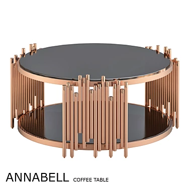 Sleek and Modern Annabell Coffee Table 3D model image 1 