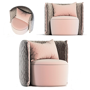 Cozy Baxter Armchair for Ultimate Comfort 3D model image 1 