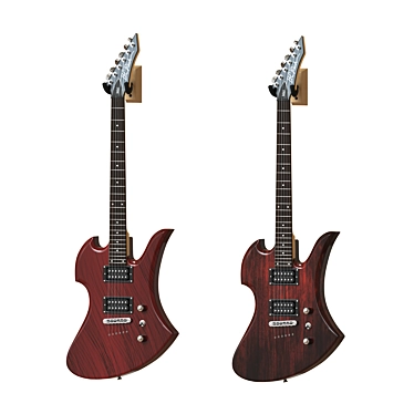 BC Rich Mk1 Mockingbird: Electric Guitar Excellence! 3D model image 1 