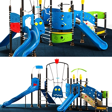 Adventure Jungle: Kids Playground Set 3D model image 1 