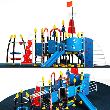 Slide&Climb: Ultimate Kids Playground 3D model image 1 