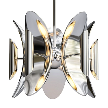 Stellar Space Abstract Chandelier 3D model image 1 