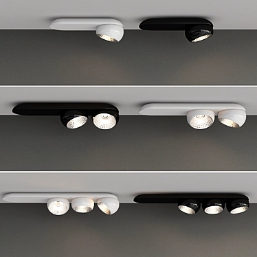 Marbul LED Ceiling Light 3D model image 1 