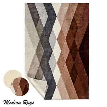 2021 Modern Rugs Collection 3D model image 1 