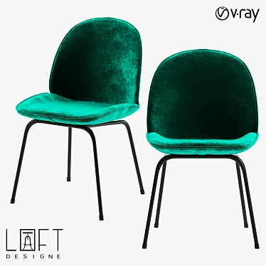 Modern Design Chair | LoftDesigne 2447 3D model image 1 