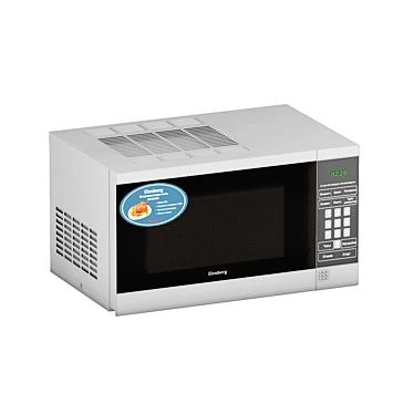 Compact Microwave Oven 3D model image 1 