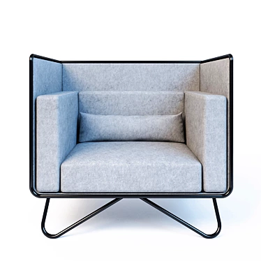 Cozy Elegance: Noook-2 Armchair by Artu 3D model image 1 