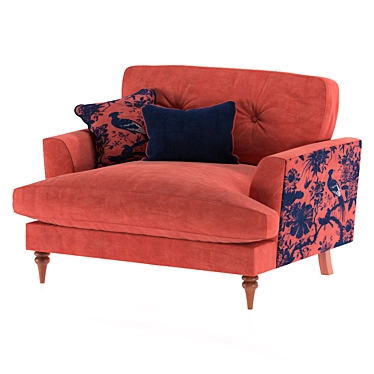 Patterdale Armchair: Compact, Stylish Seating 3D model image 1 