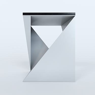 Fold Accent Table: Elegant and Versatile Furniture 3D model image 1 