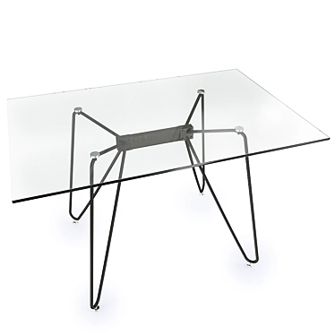 Woodville Dico 80: Stylish Table for Modern Spaces 3D model image 1 