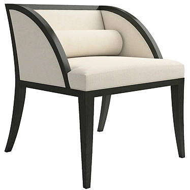 Elegant Palerme Dining Chair 3D model image 1 