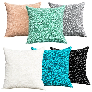 Cozy Decorative Pillows 3D model image 1 