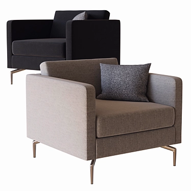  Osaka Sofa: Sleek and Stylish Design 3D model image 1 