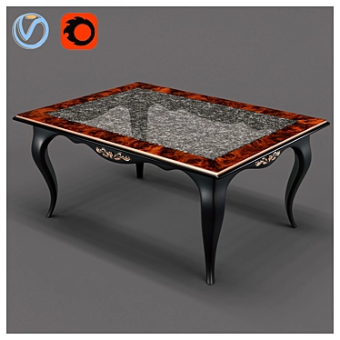 Modern Coffee Table with Sleek Design 3D model image 1 