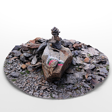 Italian Mountain Stones | High-resolution Photogrammetry 3D model image 1 