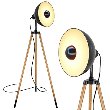 Modern Floor Lamp with 3D Max & Vray Render 3D model image 1 