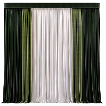 Revamped Curtain 570 3D model image 1 