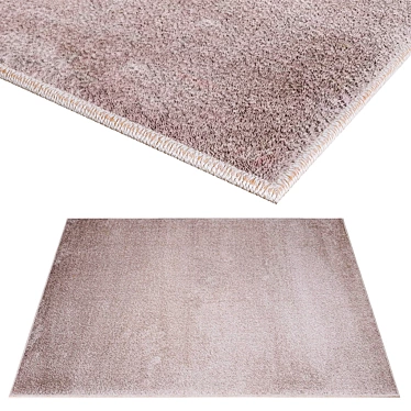 Jazzy 01800 Beige Polyester Rug 3D model image 1 