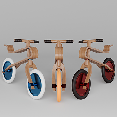 Title: Brum Brum Balance Bike 3D model image 1 