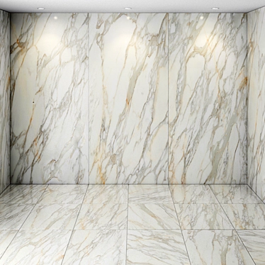 Pure Elegance: Borghini White Polished 3D model image 1 