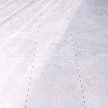 Marble Floor Set: Alpha Bianco 3D model image 1 