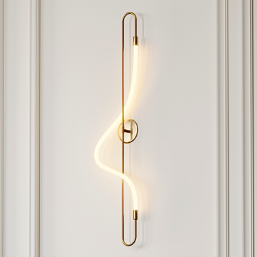 Ethereal Glow: Aura Sconce 3D model image 1 