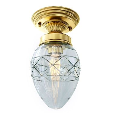Arte Lamp A2304PL-1SG Dancaster: Elegant Italian Lighting 3D model image 1 