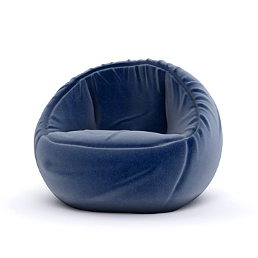 Cozy Comfort Bean Bag Sofa 3D model image 1 