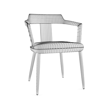 Elegant PORADA Tilly Chair: Timeless Design 3D model image 1 