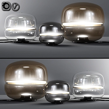 Elegant Illumination: Brokis Macaron Lamps 3D model image 1 