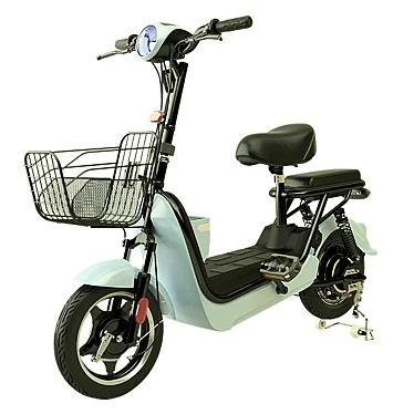 EcoRider Electric Moped 3D model image 1 