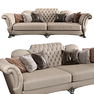 Luxurious Mantellassi FLORINDO Sofa 3D model image 1 