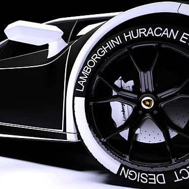 Ultimate Thrill: Lamborghini Huracan Evo 3D model image 1 