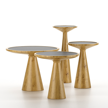 Elegant Figura Tables by Draenert 3D model image 1 