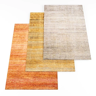 Title: Textured Rug Collection 3D model image 1 