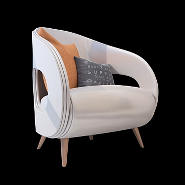 Cozy Comfort Single Sofa 3D model image 1 