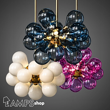 BONOKAN Chandelier: Elegant Lighting for Your Space 3D model image 1 