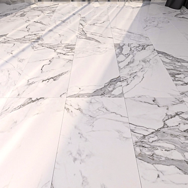 Eternal White Marble Flooring 3D model image 1 