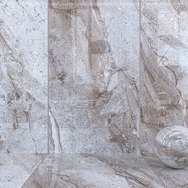 Elena Anthracite Wall Tiles: Multi-Texture, High-Quality Design 3D model image 1 